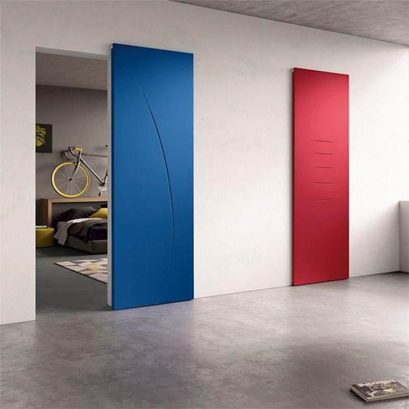 Manufacturers Hidden door for wooden and narrow profile glass doors sliding rollers system
