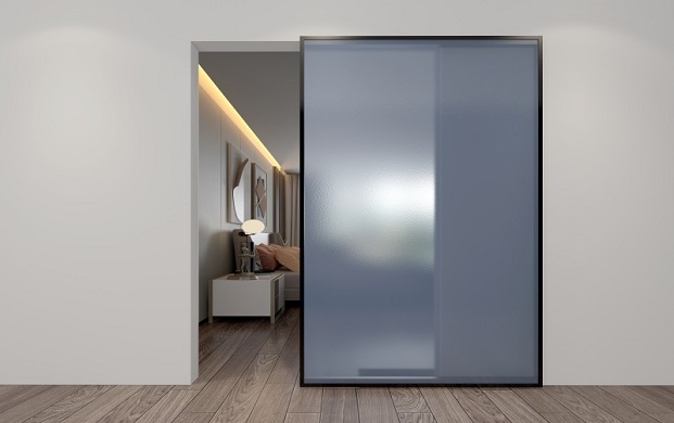 Invisible sliding door system