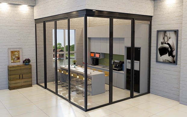 Magnetic levitation sliding door system