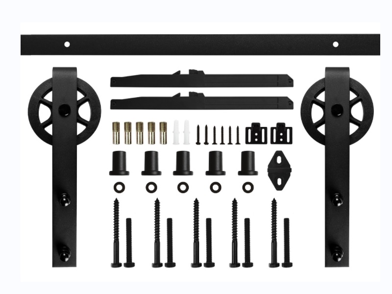 American type sliding barn door hardware kit