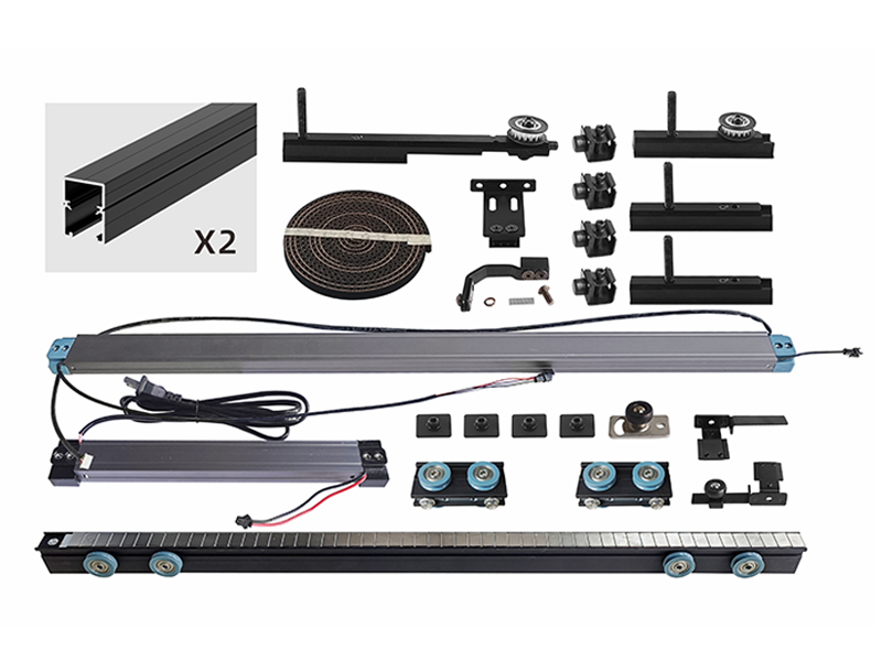Magnetic Levitation Intelligent sliding System for 2 Doors