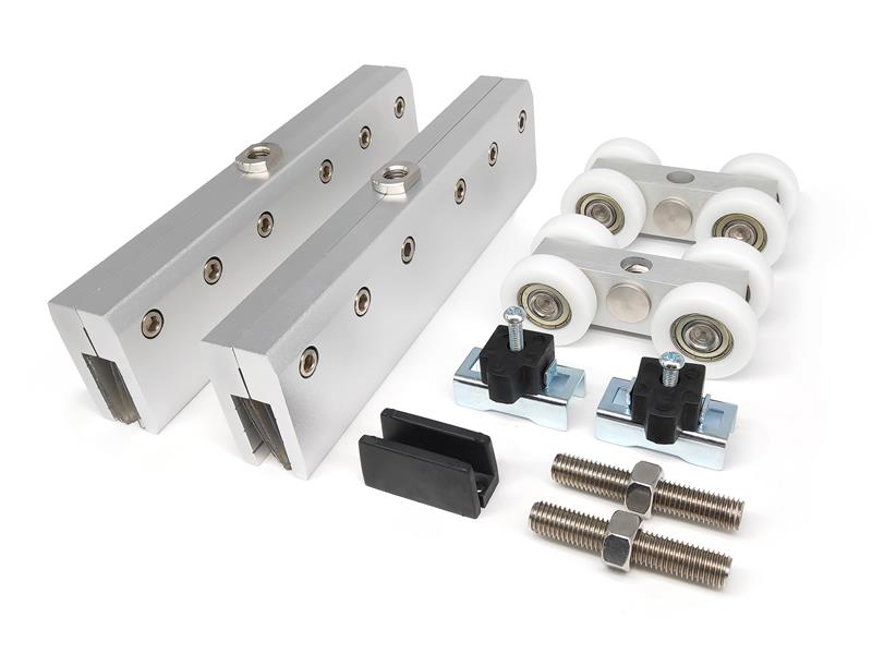 Heavy duty sliding glass door roller kit up to 350KG