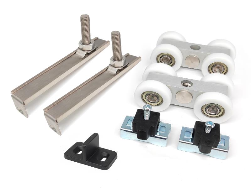 High quality sliding wooden door roller kit up to 250KG