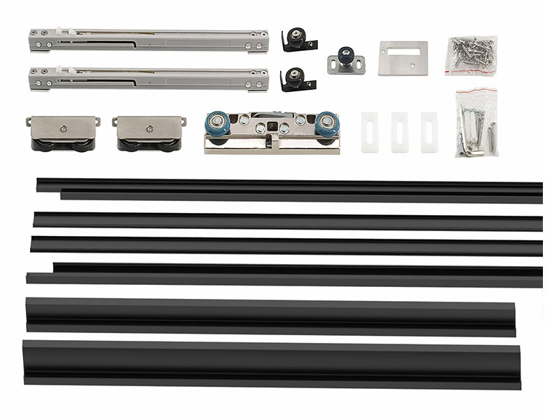 invisible soft close framed door roller