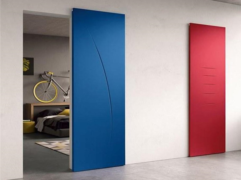 Invisible door hardware
