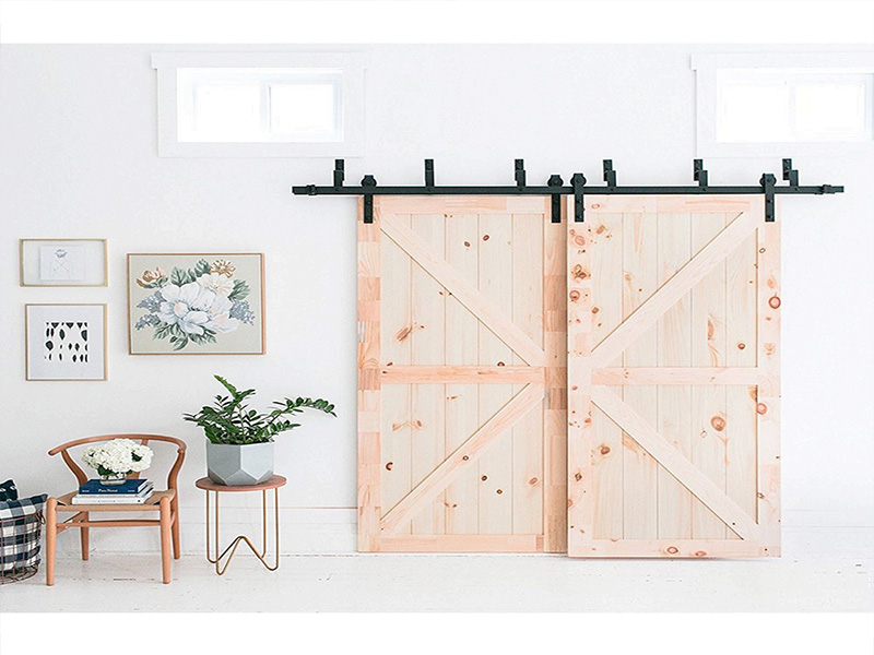 Double-Track Overlapping Door System