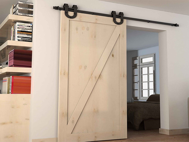 MRD- T036 BARN DOOR HARDWARE KIT (BIG HOSESHOE SHAPE)