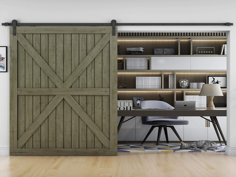 MRD- T039 BARN DOOR HARDWARE KIT (I SHAPE)
