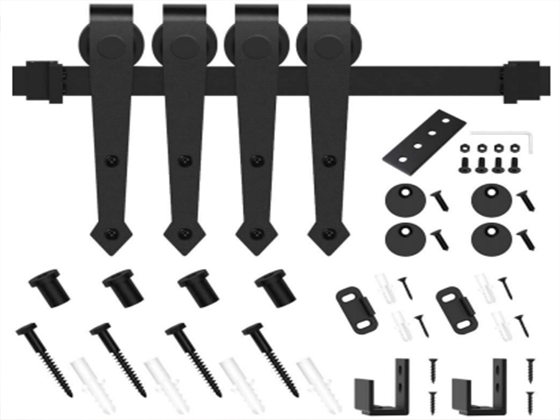 MRD- M054 MINI CABINET BARN DOOR HARDWARE KIT (SMALL HORSESHOE)