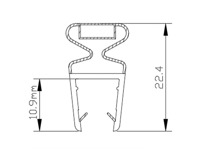 Magnetic Sealing Adhesive for Shower Enclosures