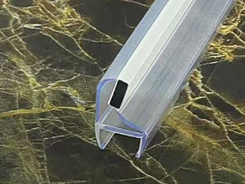 Magnetic Sealing Strip with Buffer for Shower Doors