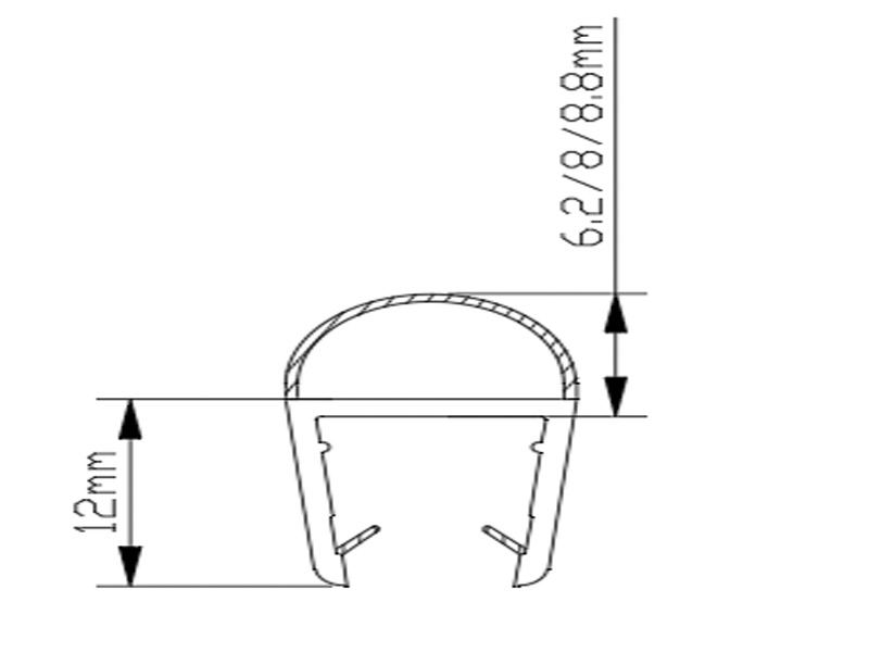 Shower Enclosure Bubble Sealing Adhesive